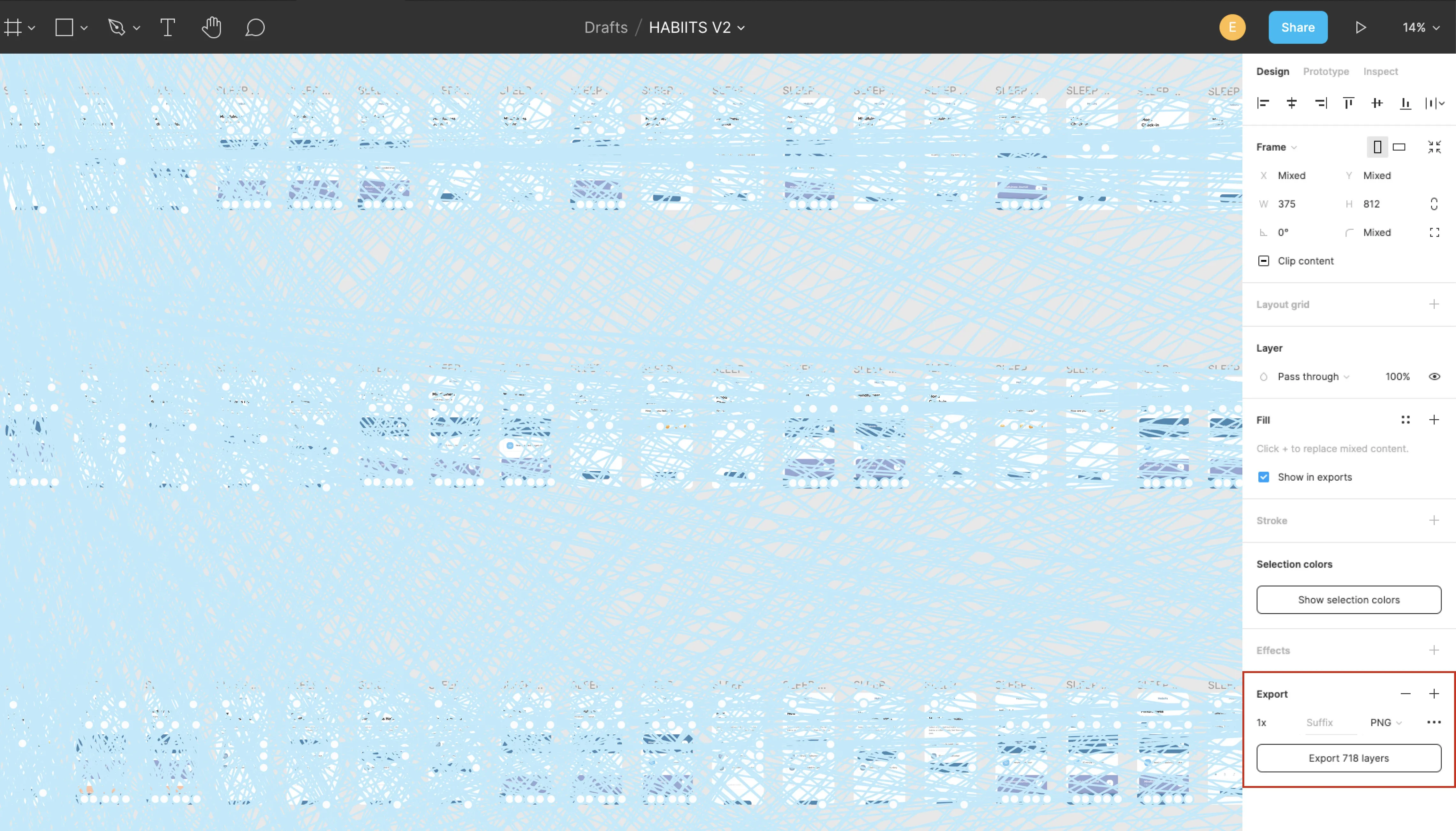 Prototype with 700+ screens